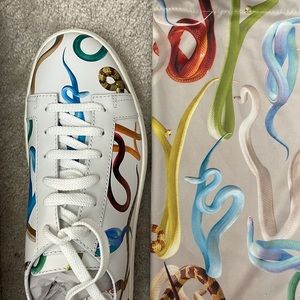 SANTONI X TOILET PAPER snake sneaker